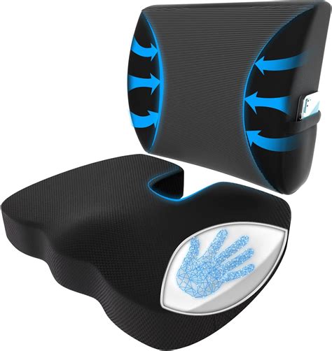 Buy SUPA MODERN Car Seat Cushion for Office Chair Cushion&3D Lumbar ...