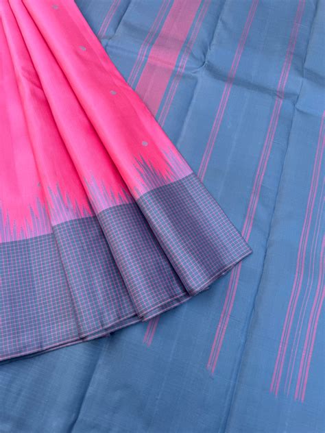 Ekatara - The Rarest Kai Korvai Kanchivarams - a stunning candy pink a ...