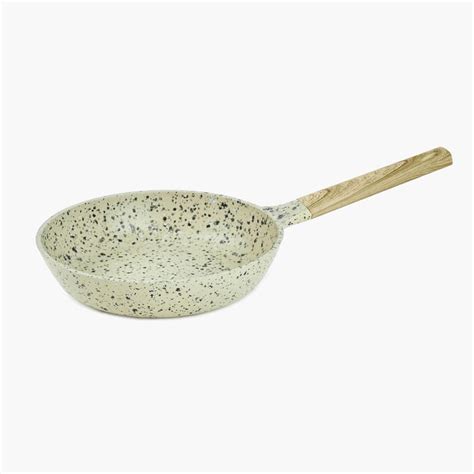 Buy Marshmallow Adele Aluminium Frying Pan with Wood Handle - 25cm from ...