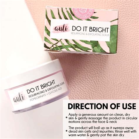 Buy AULI DO IT BRIGHT AHA 5% GLYCOLIC ACID AND RICE WATER DEEP ...