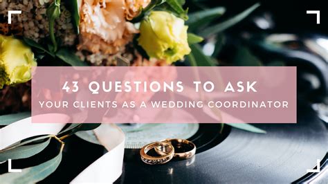 Day of wedding coordinator questionnaire | Honestweddingadvice.com