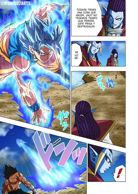 Goku SSJB + UI vs Gas DBS manga 81 by MoniG02 on DeviantArt