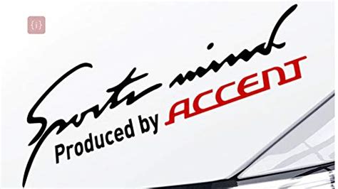 ISEE 360® Car Stickers Exterior Bumper Sports Mind Produced by Accent ...