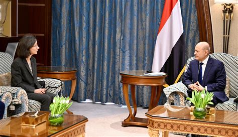 President Al- Alimi receives Ambassador of France to Yemen | President Dr. Rashad Al-Alimi ... - president of yemen