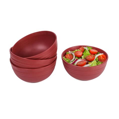 Irida Naturals Wheat Straw 6" Serving Bowl Set | Eco-Friendly ...