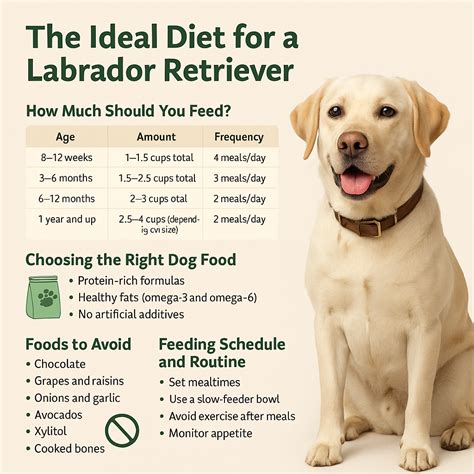 The Ideal Diet for a Labrador Retriever: Tips and Daily Feeding Guide ...