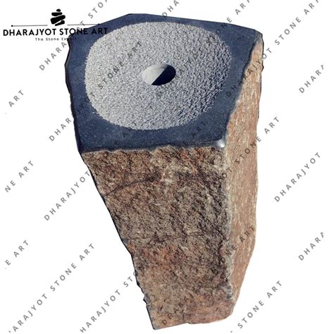 Natural Real Basalt Stone Column Garden Fountain – Dharajyot Stone Art