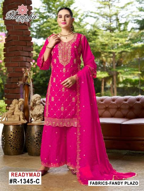 Ramsha R 1345 A To D Ready Made Pakistani Salwar Suits
