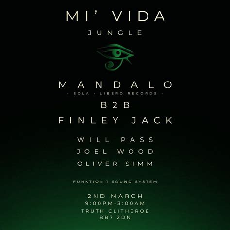 Mi Vida, Truth Clitheroe, 2 March to 3 March | AllEvents