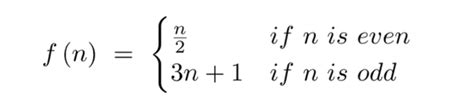 Collatz Conjecture Problem 的图像结果