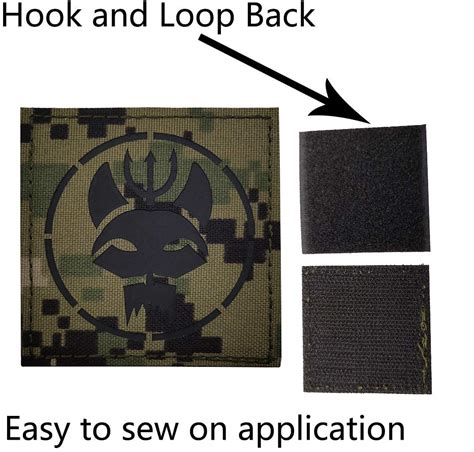 Buy Seal Team DEVGRU Trident Cat Head IR Infrared Reflective Patch ...