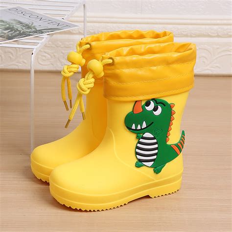 CHUOU Classic Children Rain Boots Rubber Children Water Shoes Rain ...