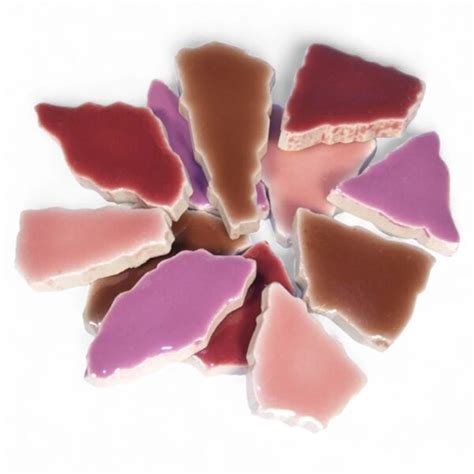 Flip Keramik Mosaiksteine aus glasiertem Porzellan bunt mix, 13,50