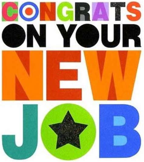 Congratulations On New Job Clip Art