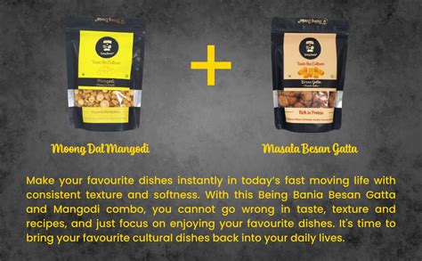 Being Bania Gatta Mungodi Combo (250g + 250g) | Premium Rajasthani ...
