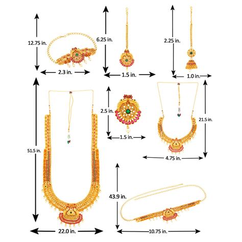 Classic Gold Tone Bridal Set – VOYLLA