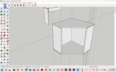 SketchUp Resize Rectangle 的图像结果