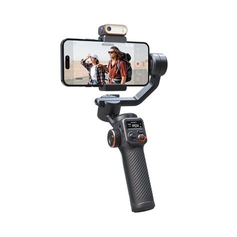 Hohem iSteady M6 Smartphone Gimbal Kit with Fill Light and AI Vision S ...