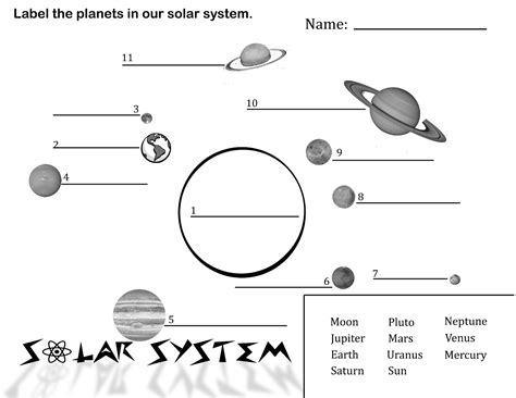 Free Printable Solar System Coloring Pages For Kids