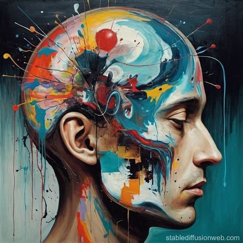Mind Escape: Abstract Surrealist Painting | Stable Diffusion Online