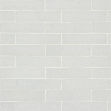 Montana 2.25" x 10" Matte Brick-Look Porcelain Field Tile in Glacier ...