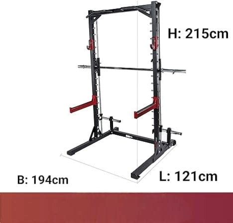 Smith Machine Multi-press Squat Rack with Pull-Up Bar & Guided Barbell ...