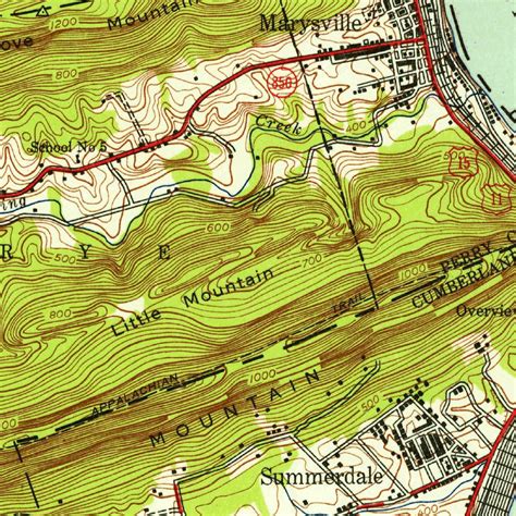 Harrisburg, PA (1943, 62500-Scale) Map by United States Geological ...