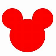 Image result for Red and Black Mickey Mouse Ears