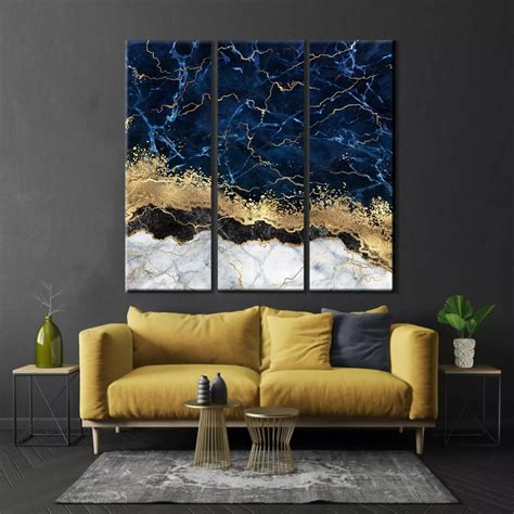 Blue Canvas Wall Art