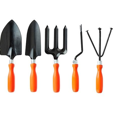 Kraft Seeds Gate Garden 5 Best Gardening Hand Tools Set with One Pair ...