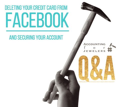 Disconnect Credit Card from Facebook Account