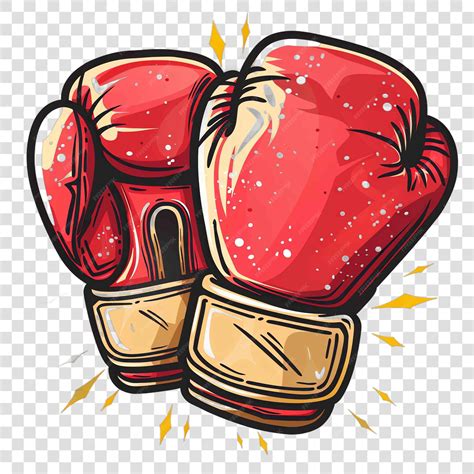 Premium PSD | Boxing gloves transparent background watercolor clipart