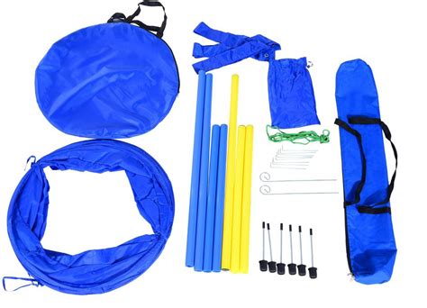 Pawhut Adjustable Pet Agility Training Set • Price