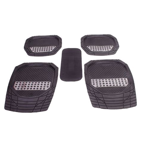 5 Pieces All Car Universal Rubber Floor Mat Set | Shop Today. Get it ...