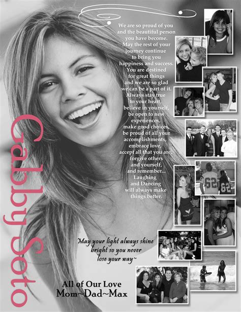 Custom Designed Senior/School Yearbook Ad Full Page | Etsy Senior Pics ...