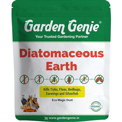 Garden Genie 100% Natural Diatomaceous Earth Powder | Insect Control ...
