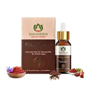 Maharishi Ayurveda Kumkumadi Tailam 10 ml Pack of 1 Face Serum Oil for ...