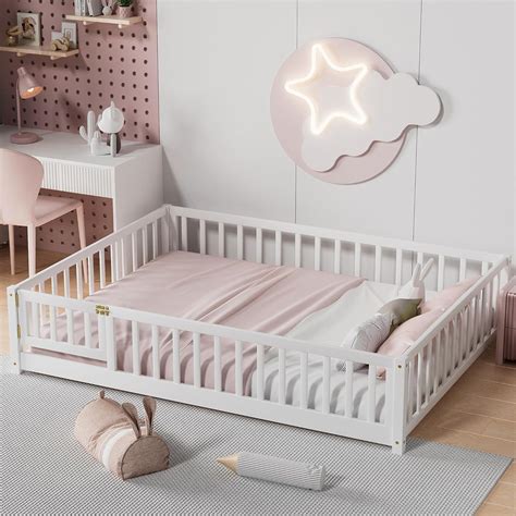 JINS&VICO JINS&VICO Floor Bed Full Size, Full Montessori Floor India | Ubuy