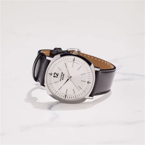 Buy Online Sonata Poze Quartz Analog Silver Dial Black Color Leather ...