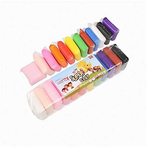 AH Store Ultra-Light Air Dry Soft Colorful Clay, Colorful Polymer DIY ...