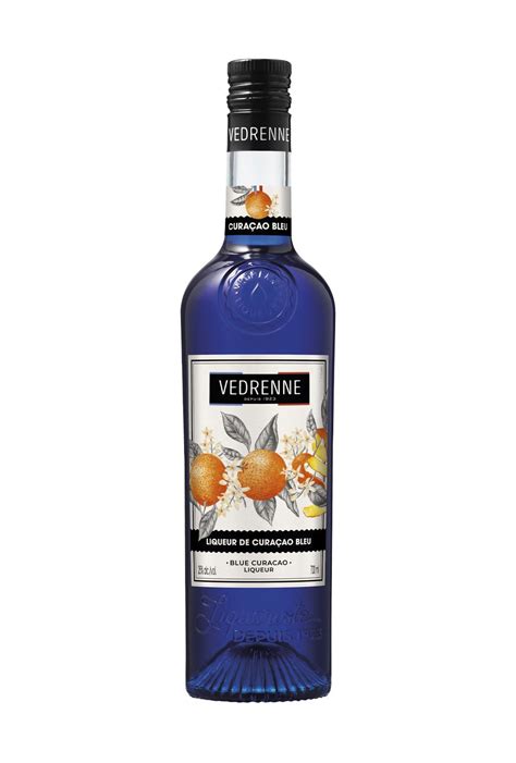 Vedrenne Liqueur Curacao Bleu (Blue Curacao) 25% 700ml - Liquor Wine Cave