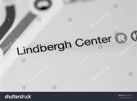 Lindbergh Center Station Atlanta Metro Map Stock Photo 665524942 ...