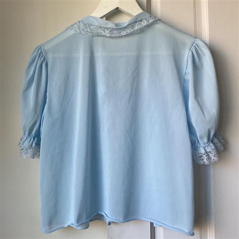 Women's Blue Blouse | Depop