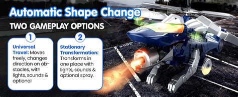 Kidology 2 in 1 Transforming Electric Helicopter & Dinosaur Toy for ...