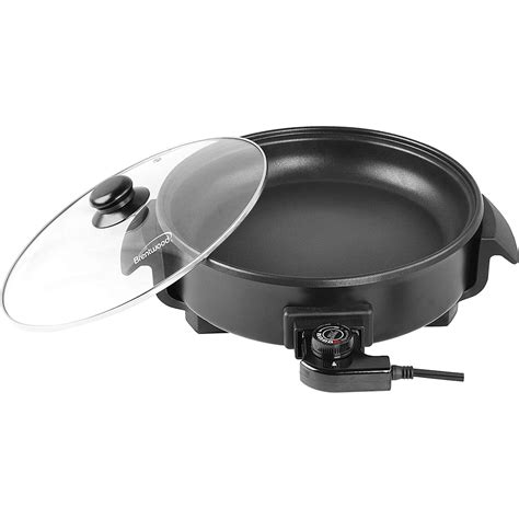 Brentwood SK-67BK 12 inch Nonstick Electric Skillet, Black - Walmart.com