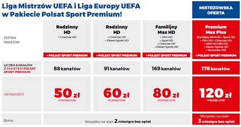 Liga Mistrzów UEFA w nowych ofertach Cyfrowego Polsatu i Plusa - TELKO.in