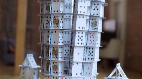 How to stack playing cards (video) - cleveland.com