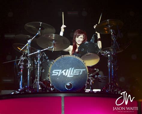 Jen Ledger, Skillet (band), Drummer, Hard rock HD Wallpapers / Desktop ...