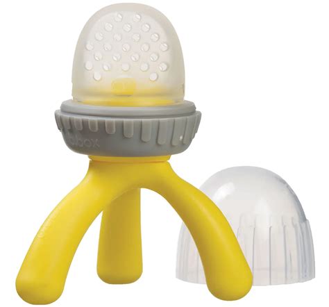 b.box Silicone Fresh Food Feeder Yellow 18M+