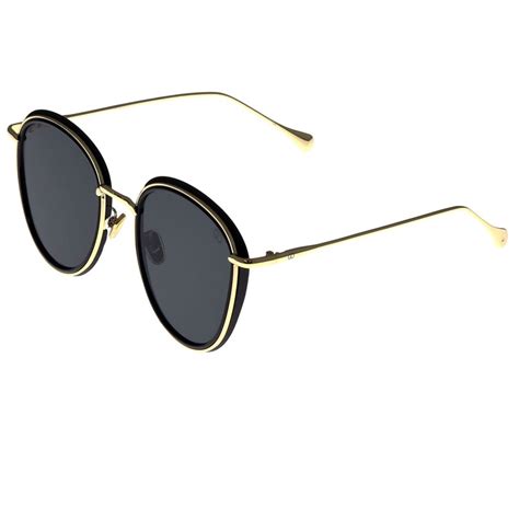 Buy Gio Collection UV Protected Oval Women Sunglasses - (54 | Black ...